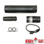 Angry Gun QD SOCOM556 Silencer (Full Markings) with Tracer unit, 14- mm (CCW) - Black - obrazek 2