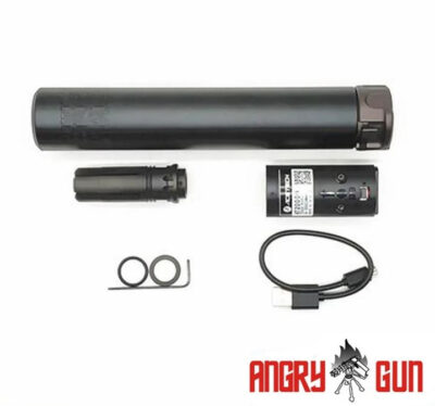 Angry Gun QD SOCOM762 Silencer (Full Markings) with Tracer unit, 14- mm (CCW) - Black - obrazek 2