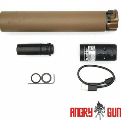Alternative view of Angry Gun QD SOCOM762 Silencer (Full Markings) with Tracer unit, 14- mm (CCW) - Tan