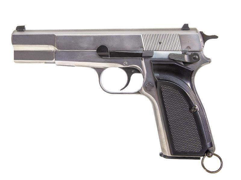 WE GBB Pistol Browning Hi-Power MK3 - Silver OD-A-WE00540 asgbox.pl WE GBB Pistol Browning Hi-Power MK3 - Silver