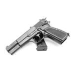 WE GBB Pistol Browning Hi-Power MK3 - Silver - obrazek 3