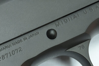 Stainless Slide Stop for MARUI M1911 (Black) - obrazek 5