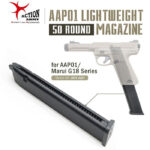 AA Long Gas Magazine for AAP-01 / G-series GBB, 50 BBs - Black - obrazek 2