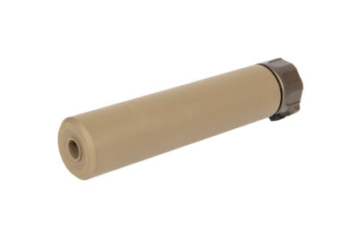 5KU SOCOM 556 Airsoft QD Suppressor (178 mm), 14 mm CCW - Tan - obrazek 2