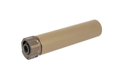5KU SOCOM 556 Airsoft QD Suppressor (178 mm), 14 mm CCW - Tan - obrazek 3