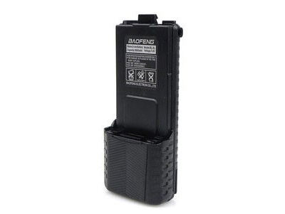 Enlarged Li-Ion Battery for the Baofeng UV-5R Radio, 3800 mAh