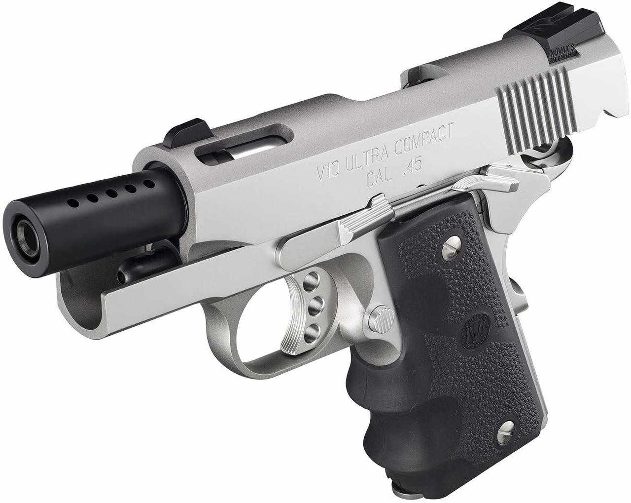 TM GBB gas pistol V10 Ultra Compact - Silver OD-A-PM00079 asgbox.pl TM GBB gas pistol V10 Ultra Compact - Silver