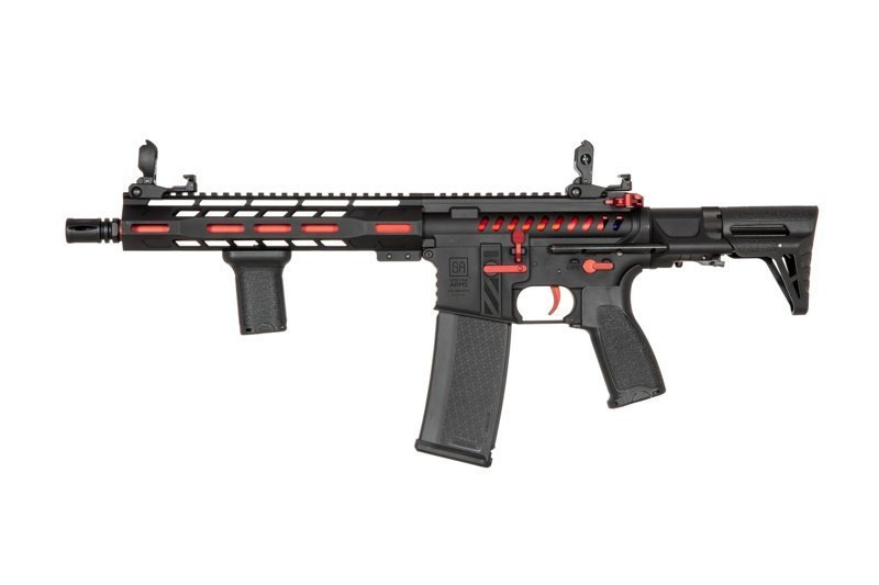 SA M4 PDW Carbine M-LOK (RRA SA-E39 EDGE(TM)) - Black/Red SPARMS086 asgbox.pl SA M4 PDW Carbine M-LOK (RRA SA-E39 EDGE(TM)) - Black/Red