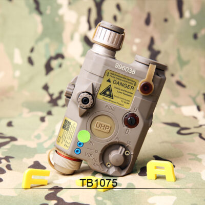 Alternative view of FMA AN/PEQ15 LA5-C UHP Version (LED Flashlight, Green / IR Laser) - Tan