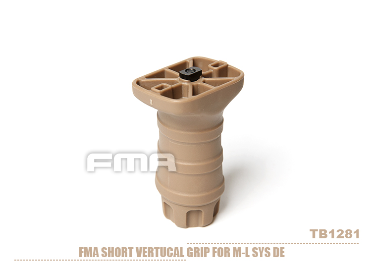 FMA Short Vertical STUBBY Grip for M-LOK - Tan OD-A-TB1281-DE asgbox.pl FMA Short Vertical STUBBY Grip for M-LOK - Tan