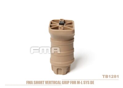 FMA Short Vertical STUBBY Grip for M-LOK - Tan - obrazek 2