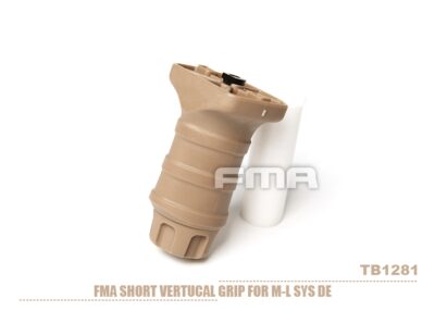 FMA Short Vertical STUBBY Grip for M-LOK - Tan - obrazek 3