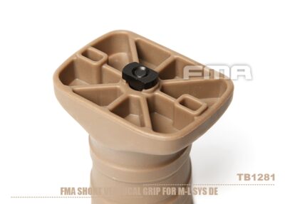 FMA Short Vertical STUBBY Grip for M-LOK - Tan - obrazek 4