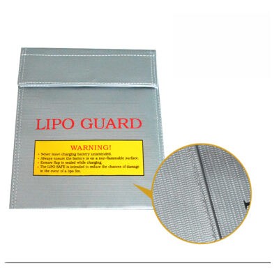 Alternative view of Safety Bag 18x23cm for Li-pol battery, Black