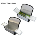 Safety Bag 60x75x185mm for Li-pol battery - obrazek 2