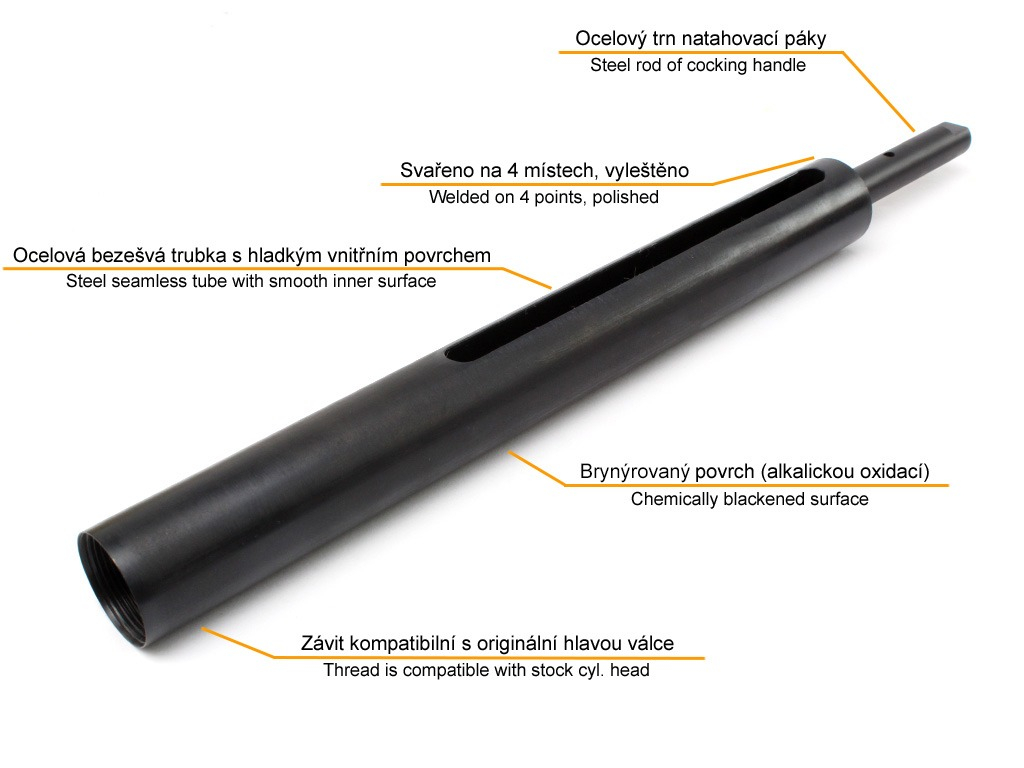 Steel cylinder for Marui AWS L96 OD-A-ASPRO447 asgbox.pl Steel cylinder for Marui AWS L96 - obrazek 5