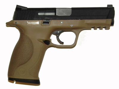 WE GBB Pistol MP9 Big Bird - Tan - obrazek 2