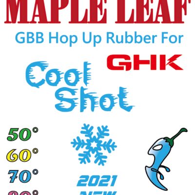 Alternative view of ML GHK Silicone Hop-up Bucking COOL SHOT, 60 Shore - Yellow