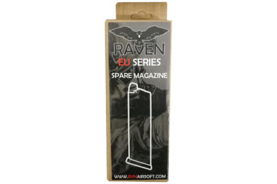 RAVEN 24 BBs Gas Magazine for EU17/EU18 GBB - Black - obrazek 5