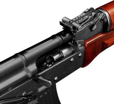 TM Gas Rifle AKM GBBR - Black/Wood Imitation - obrazek 3