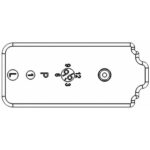 End plate of Magazine Shell for GHK 553 GBB