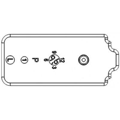 End plate of Magazine Shell for GHK 553 GBB
