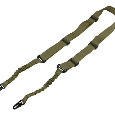Alternative view of Tactical  1-point bungee sling, olive
