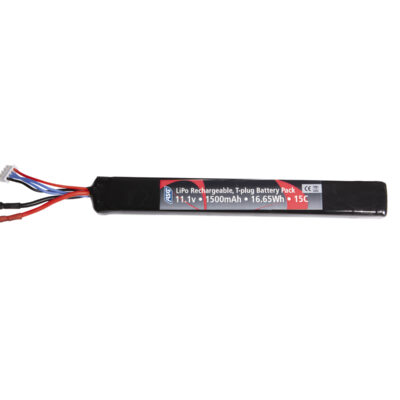 ASG Li-Pol Battery 11.1V 1500mAh, 15C, T-Dean - Stick