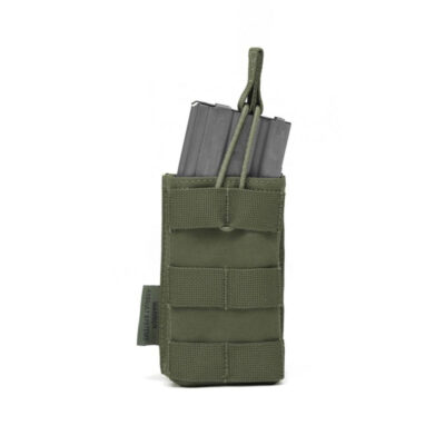 WAS Single MOLLE Open Pouch AR15 / M4 - Green