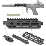 Handguard z lufą do AAP-01 Action Army CNC M-LOK - obrazek 4