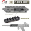AA Metal RIS Rail for M-LOK, 5 Slots / 60 mm - Black OD-A-U01-025 asgbox.pl