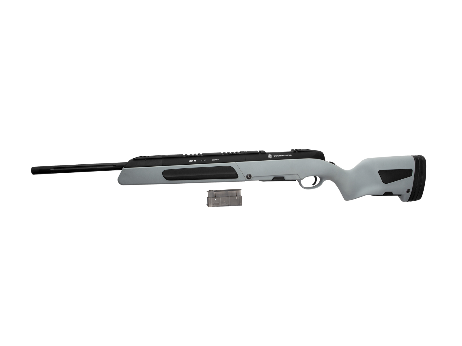 ASG Steyr Scout Sniper Rifle, Spring-Action - Grey OD-A-ASG287-GR asgbox.pl ASG Steyr Scout Sniper Rifle, Spring-Action - Grey - obrazek 2