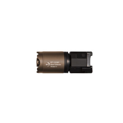 Alternative view of ASG QD Supressor B a T Rotex-V Blast Deflector 95 x 39 mm - Tan