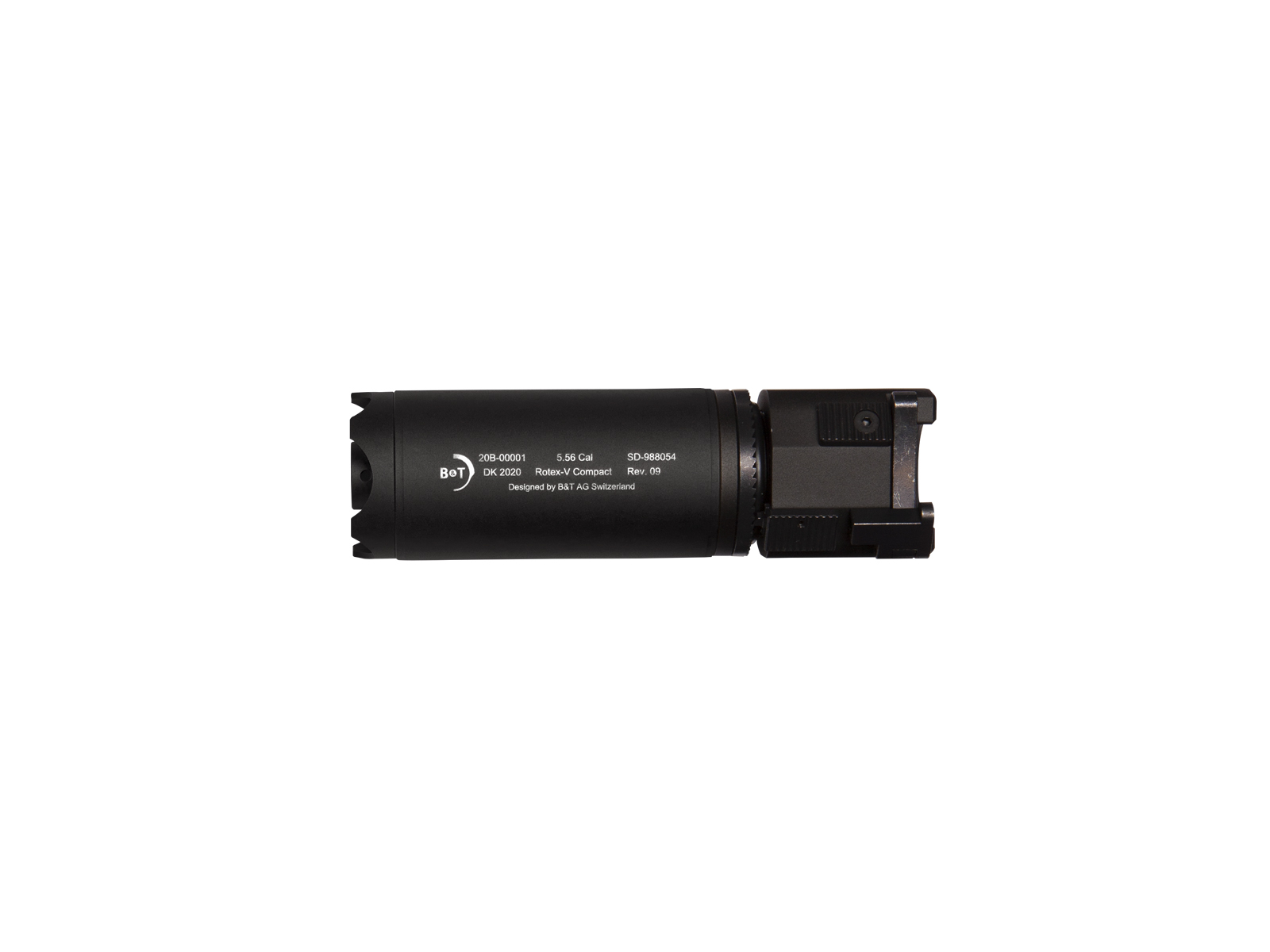 ASG QD Supressor B a T Rotex-V Compact 130 x 39 mm - Black OD-A-ASG291-BK asgbox.pl ASG QD Supressor B a T Rotex-V Compact 130 x 39 mm - Black - obrazek 2