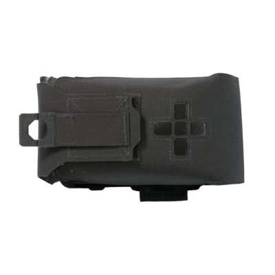 WAS Small Horizontal IFAK Medic Pouch Laser-Cut - Black