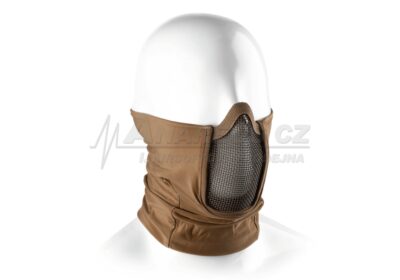 Mk.III Balaclava with Steel Half Face Mask ( TAN ) - obrazek 3
