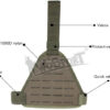 WST Tactical leg panel laser cut - TAN OD-A-WOSP29-TAN asgbox.pl