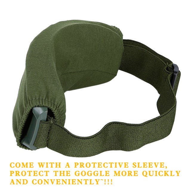 WST Desert Storm Goggles, 3 Lenses set - Green OD-A-WOSP35-OD asgbox.pl WST Desert Storm Goggles, 3 Lenses set - Green - obrazek 4