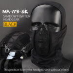 WST SHADOW Balaclava with Face Mask – Black
