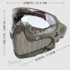 Pilot Mask (Steel mesh version) - Black OD-A-WOSP43-BK asgbox.pl