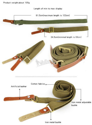 WST 2-point Sling for AK – Green - obrazek 4