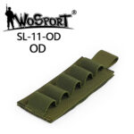 WST VELCRO 5-Round Shotgun Shell Holder – Green