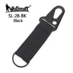 WST Multifunctional Keychain with Carabiner – Black