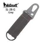 WST Multifunctional Keychain with Carabiner – Grey
