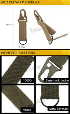 Multifunction keychain - TAN - obrazek 4