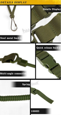 WST SL29 Pistol Safety Lanyard – Tan - obrazek 3