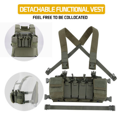 Alternative view of WST Tactical Chest Rig D3CRX  - MC