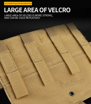 JPC vest 2.0 front accessory package standard triple package - MC - obrazek 5