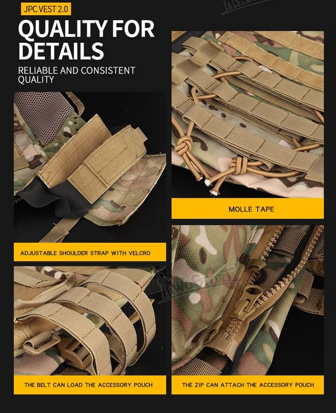 JPC Tactical Vest 2.0 - TAN OD-A-WOSP61-TAN asgbox.pl JPC Tactical Vest 2.0 - TAN - obrazek 4