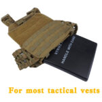 WST Light Tactical Vest Dummy Ballistic SAPI Plate - plastic - obrazek 3